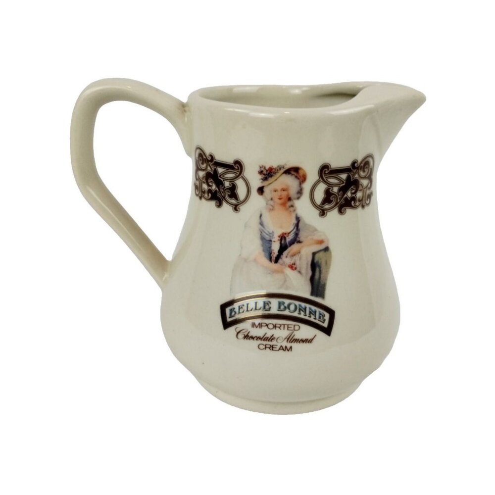 Belle Bonne Chocolate Cream Liqueur Pitcher Jug Vintage Imported Barware